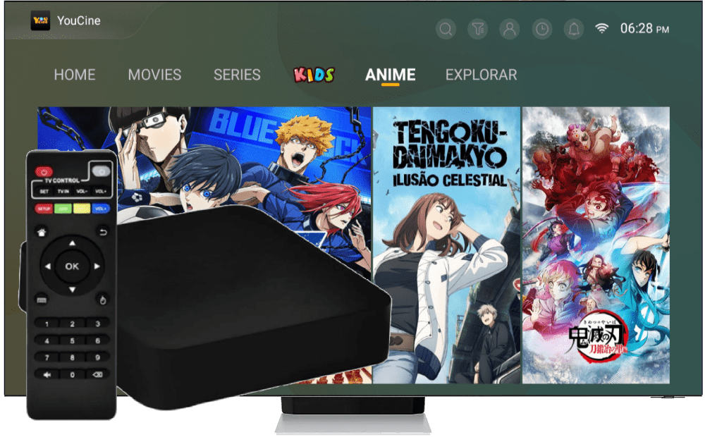 YouCine apk no Tv box