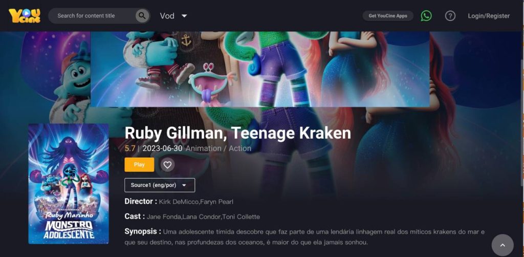 Ruby Marinho: Monstro Adolescente no youcine