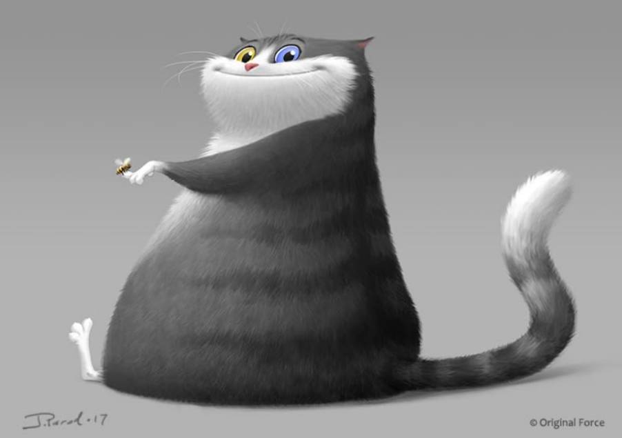 Uma super aventura felina com o gato Lucky