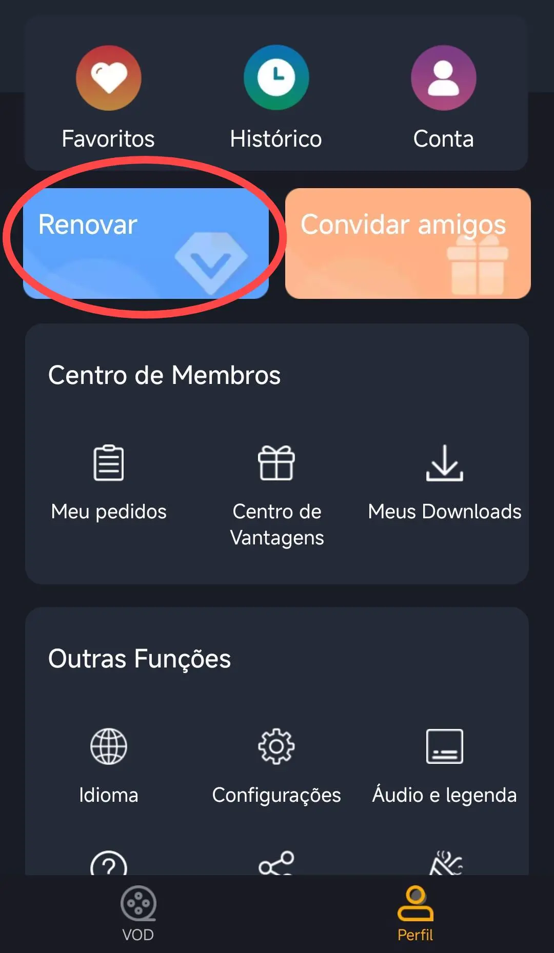 renovação do youcine