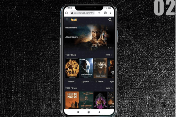 YouCine apk no Celular